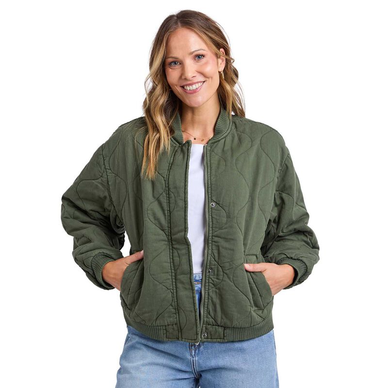 ELM Jean Bomber Jacket image number 0